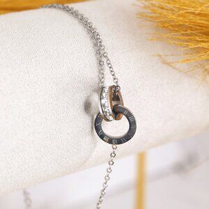 Sleek Stainless Steel Digital Bracelet for Modern Style